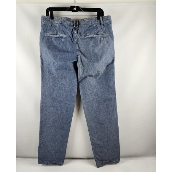 Hugo Boss Orange Jeans Mens 32R Blue Denim Straight Leg Slash Pockets - Picture 7 of 10